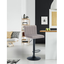 Tabouret de bar en velours...