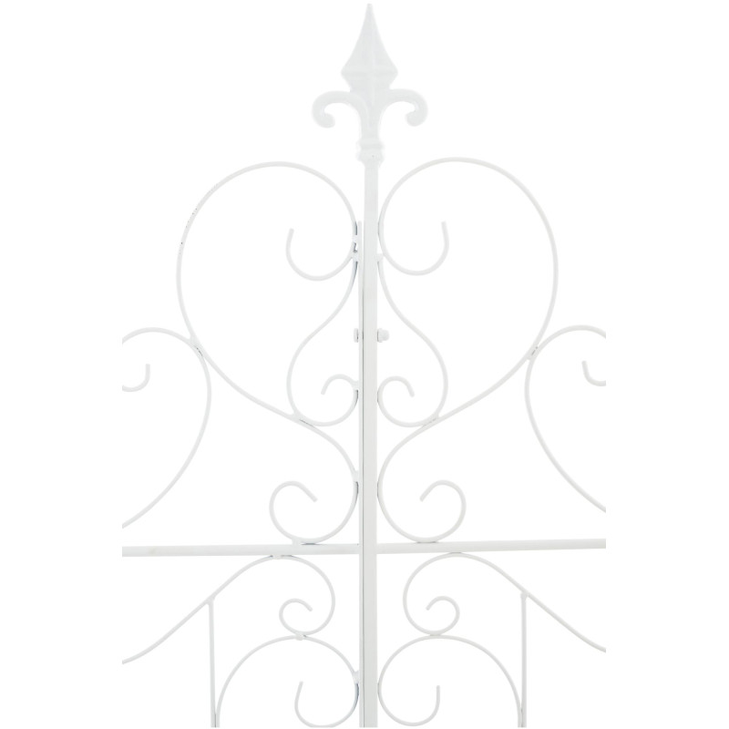 Treillis de Mandevilla blanche