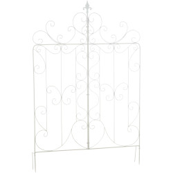 Treillis de Mandevilla blanche