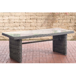 Table Fontana XL gris tacheté