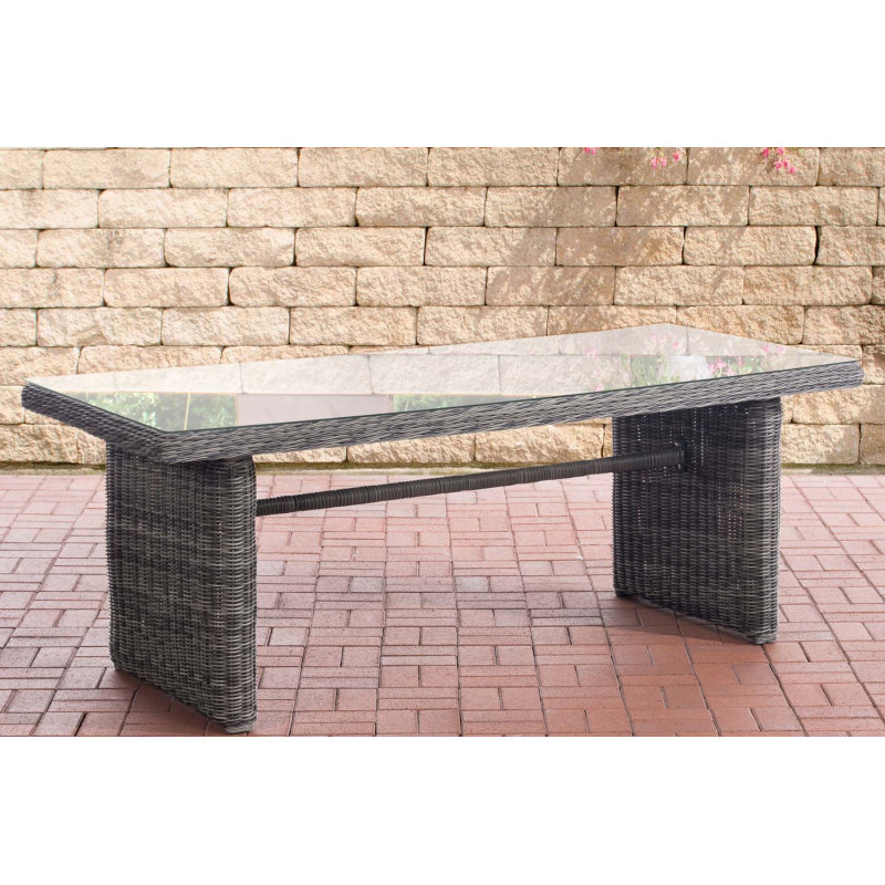 Table Fontana XL gris tacheté