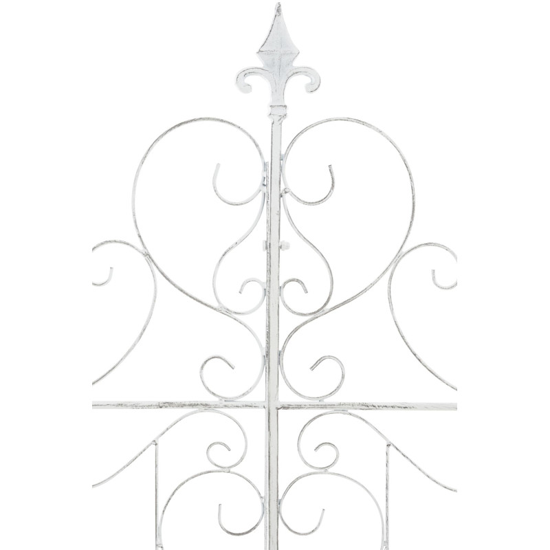 Treillis Mandevilla blanc antique