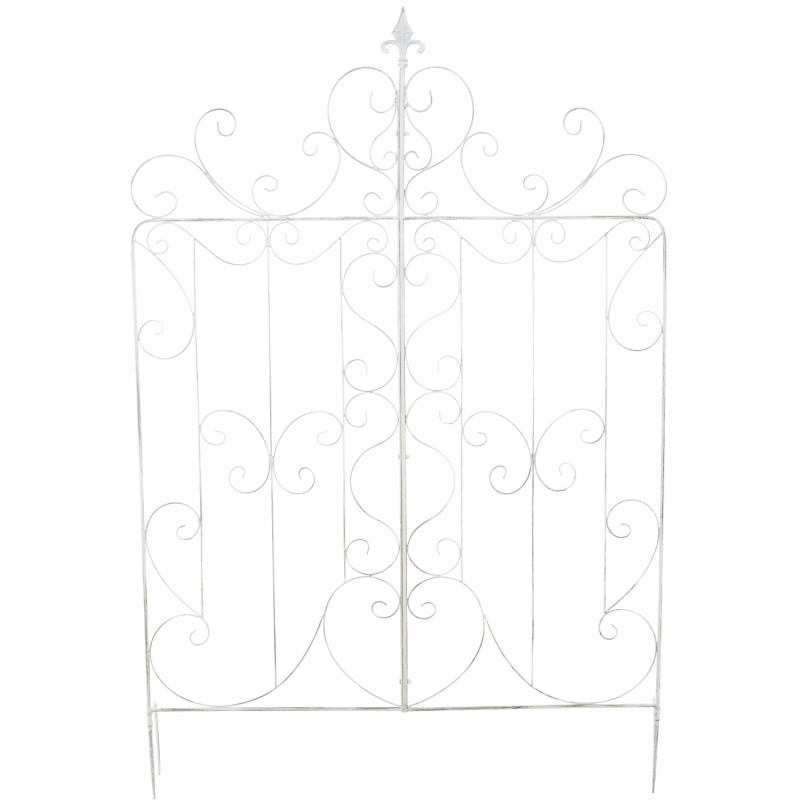 Treillis Mandevilla blanc antique