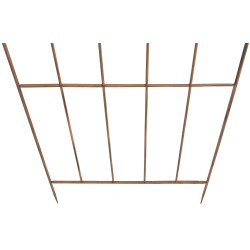 Ensemble de 2 treillis Paula marron antique