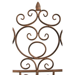 Ensemble de 2 treillis Paula brun antique