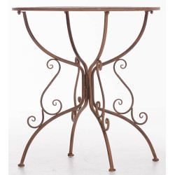 Table Amanda marron antique