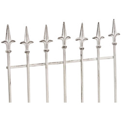 Ensemble de 2 treillis Elisa blanc antique