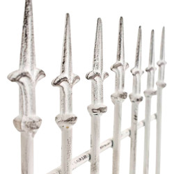 Ensemble de treillis Elisa en 2 pièces blanc antique