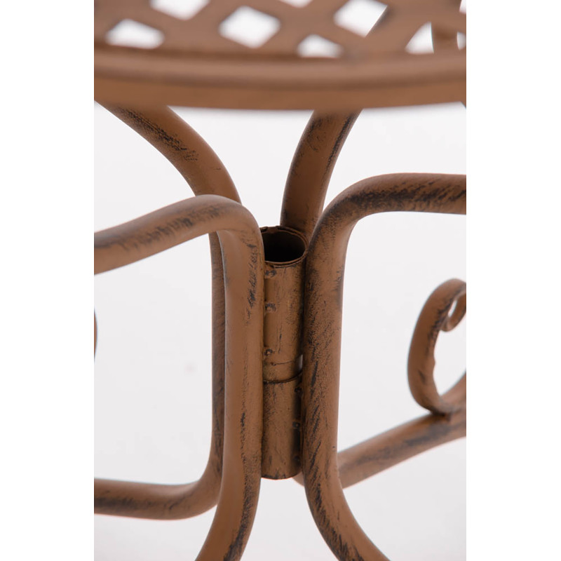 Table Amanda marron antique