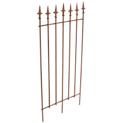 Ensemble de treillis Elisa en 2 pièces brun antique