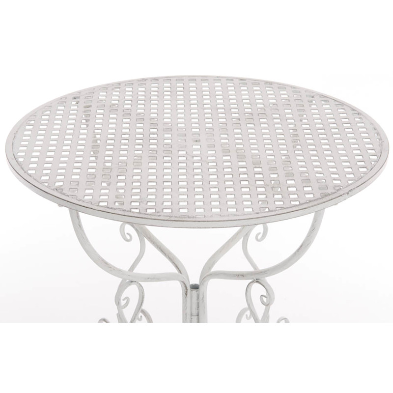 Table Amanda blanc antique