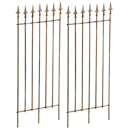 Ensemble de treillis Elisa en 2 pièces bronze