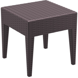 Table d'appoint Miami brun
