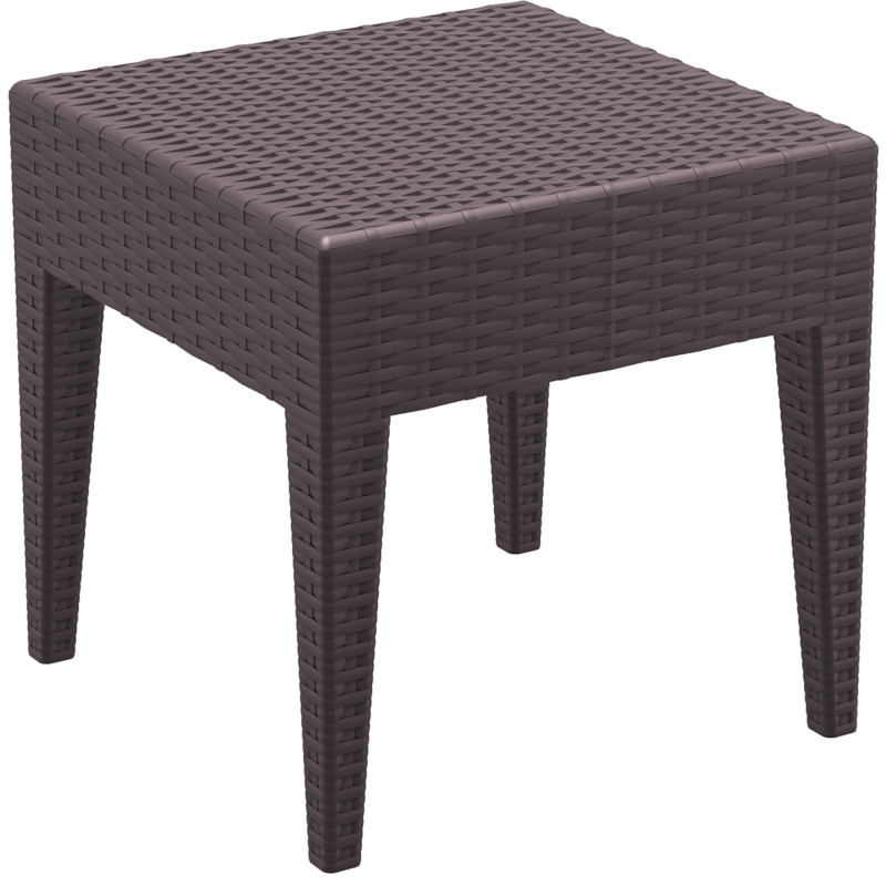 Table d'appoint Miami brun