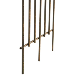 Set de 2 rejas para jardín Elisa Bronce