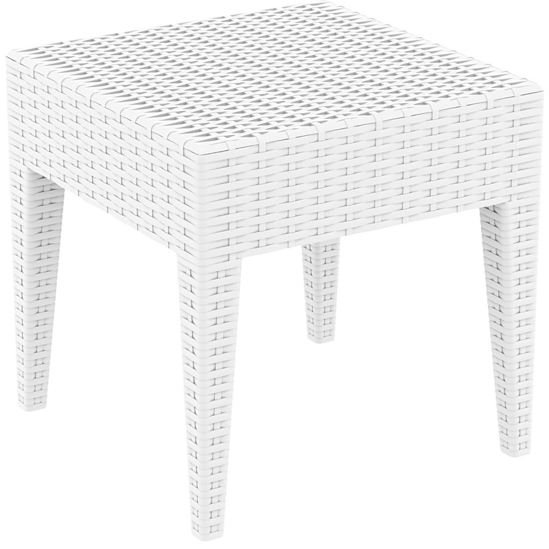 Table d'appoint Miami blanc
