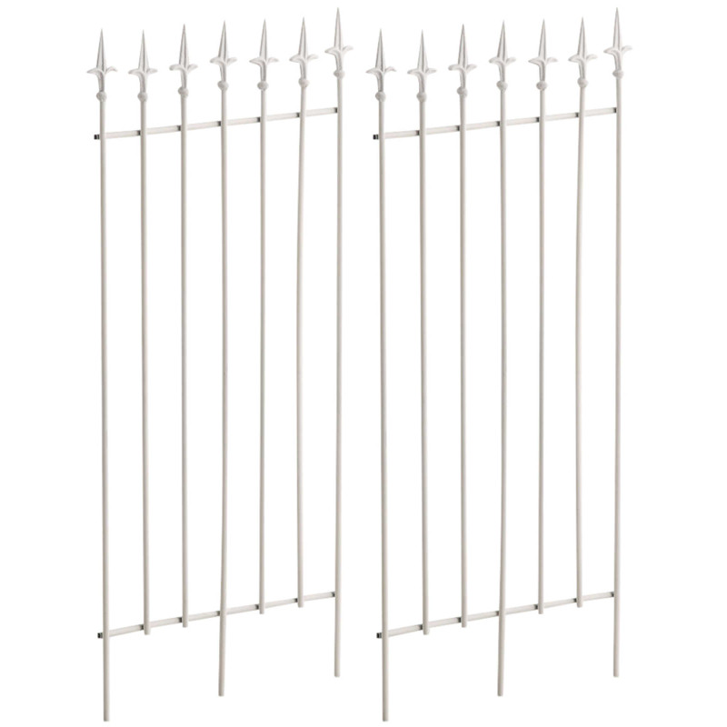 Ensemble de treillis Elisa en 2 pièces blanc