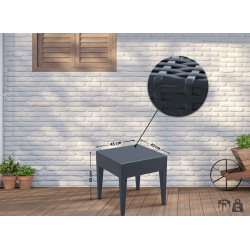 Table d'appoint Miami gris...