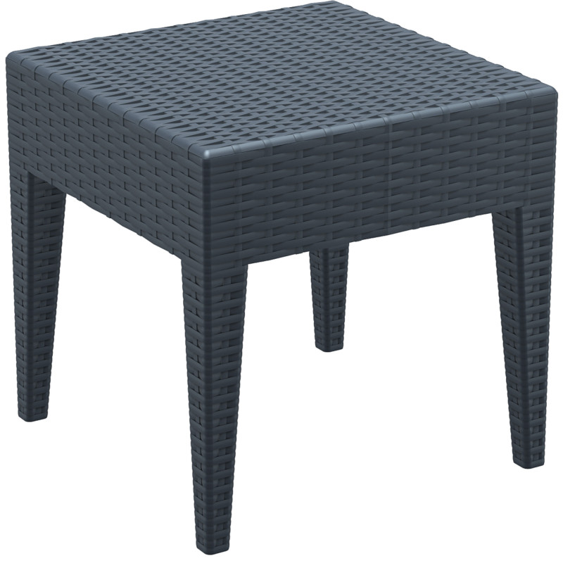 Table d'appoint Miami gris foncé