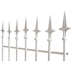 Ensemble de treillis Elisa en 2 pièces blanc