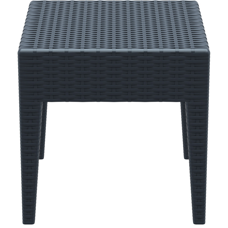 Table d'appoint Miami gris foncé