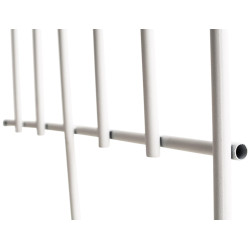 Ensemble de treillis Elisa en 2 pièces blanc