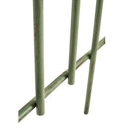 Set de 2 rejas para jardín Elisa Verde antiguo