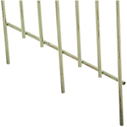 Set de 2 rejas para jardín Elisa Verde antiguo