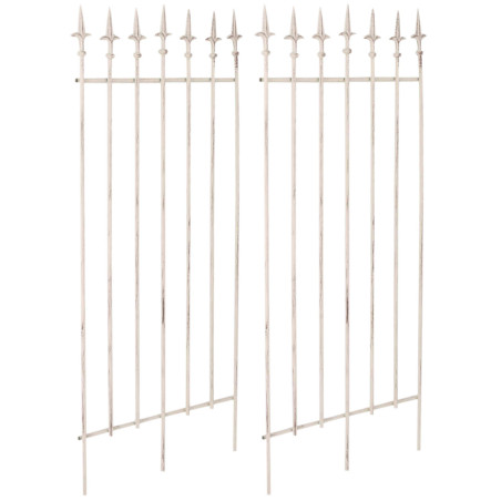 Ensemble de treillis Elisa en 2 pièces crème antique