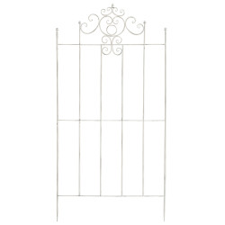 Set di 2 tralicci Paula 170 x 86 cm bianco antico