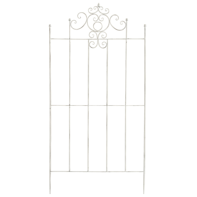 Set di 2 tralicci Paula 170 x 86 cm bianco antico