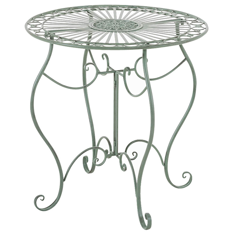 Table Indra vert antique