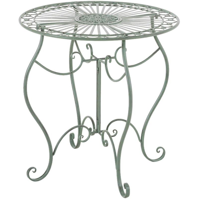 Table Indra vert antique