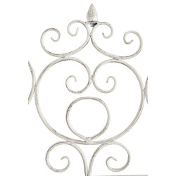 Ensemble de 2 treillis Paula blanc antique