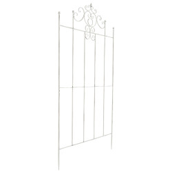 Ensemble de 2 treillis Paula blanc antique