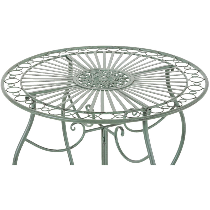 Table Indra vert antique