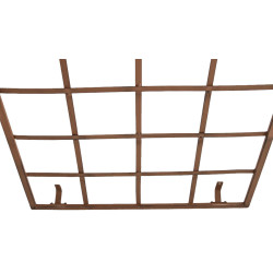 Ensemble de 2 treillis Viva brun antique