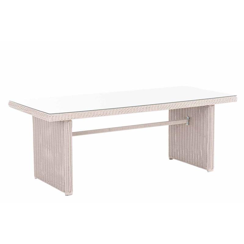 Table Fontana XL blanc perle