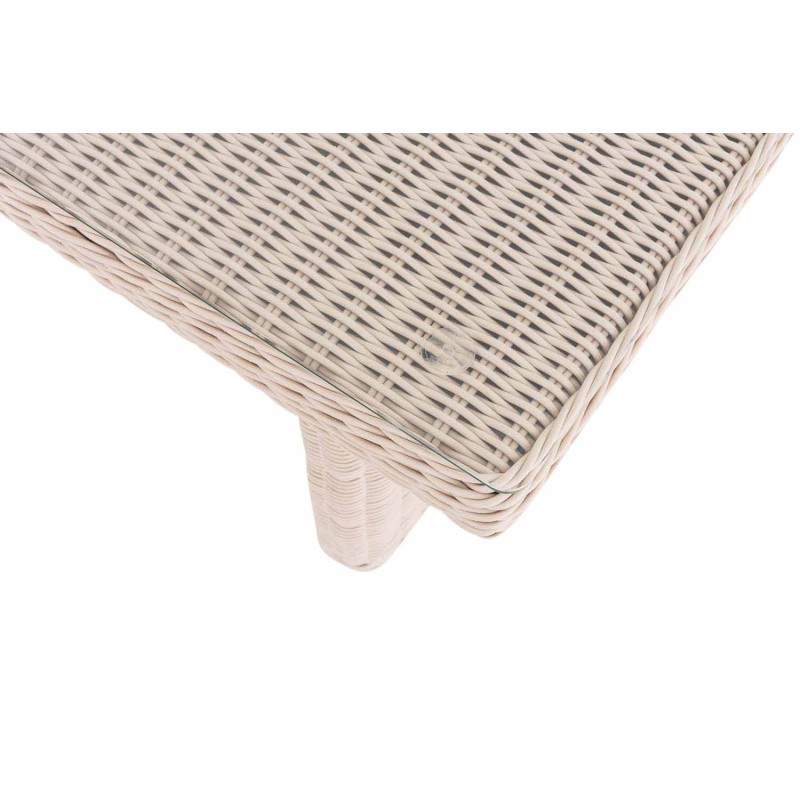 Table Fontana XL blanc perle