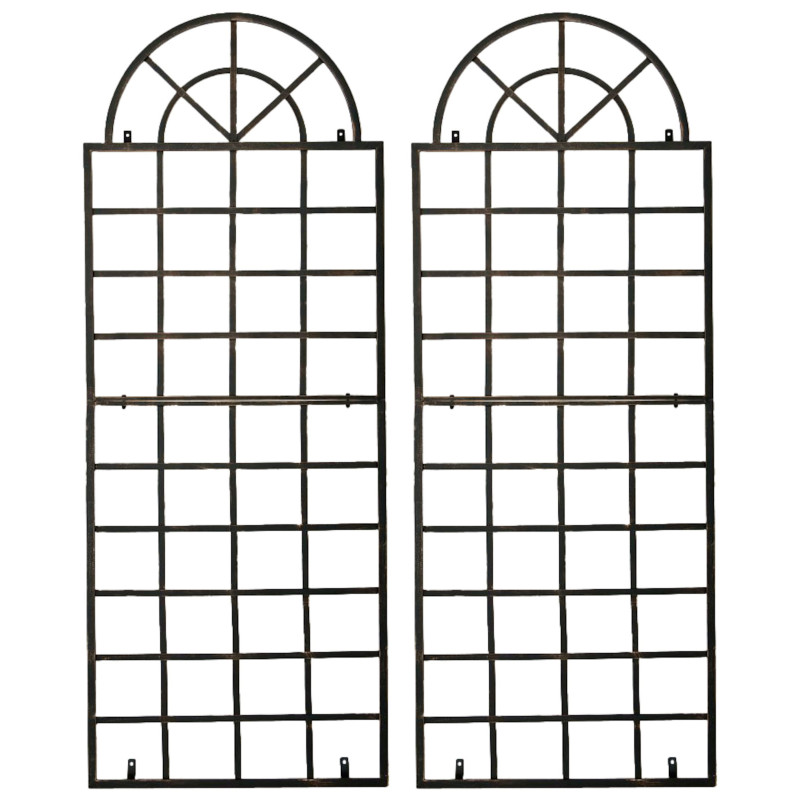 Ensemble de 2 treillis Viva bronze