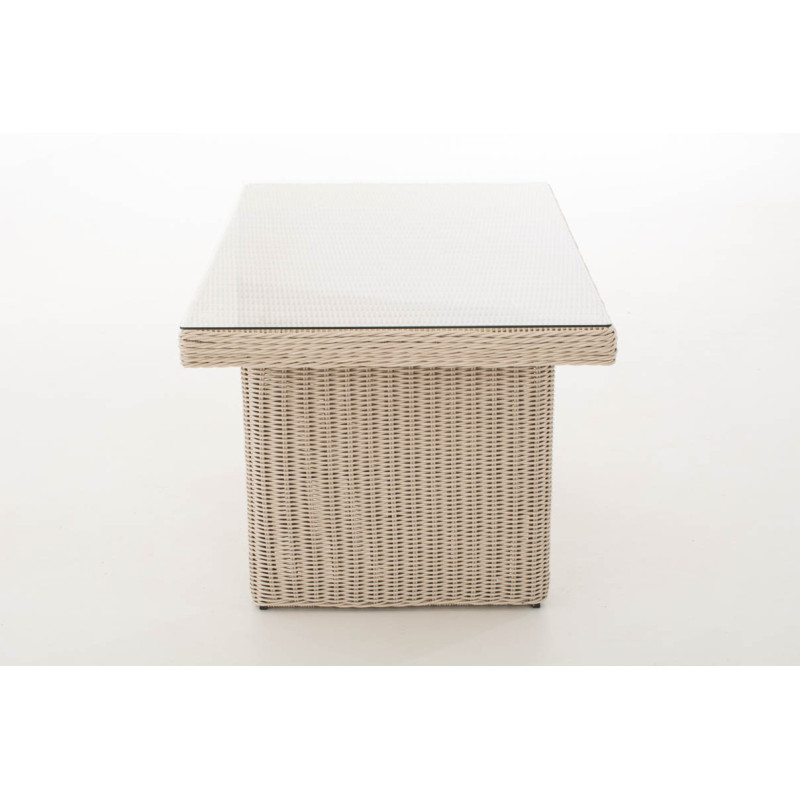Table Fisolo/Minari/Bermeo 5mm blanc perle