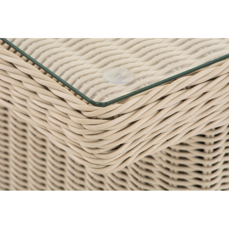 Table Fisolo/Minari/Bermeo 5mm blanc perle