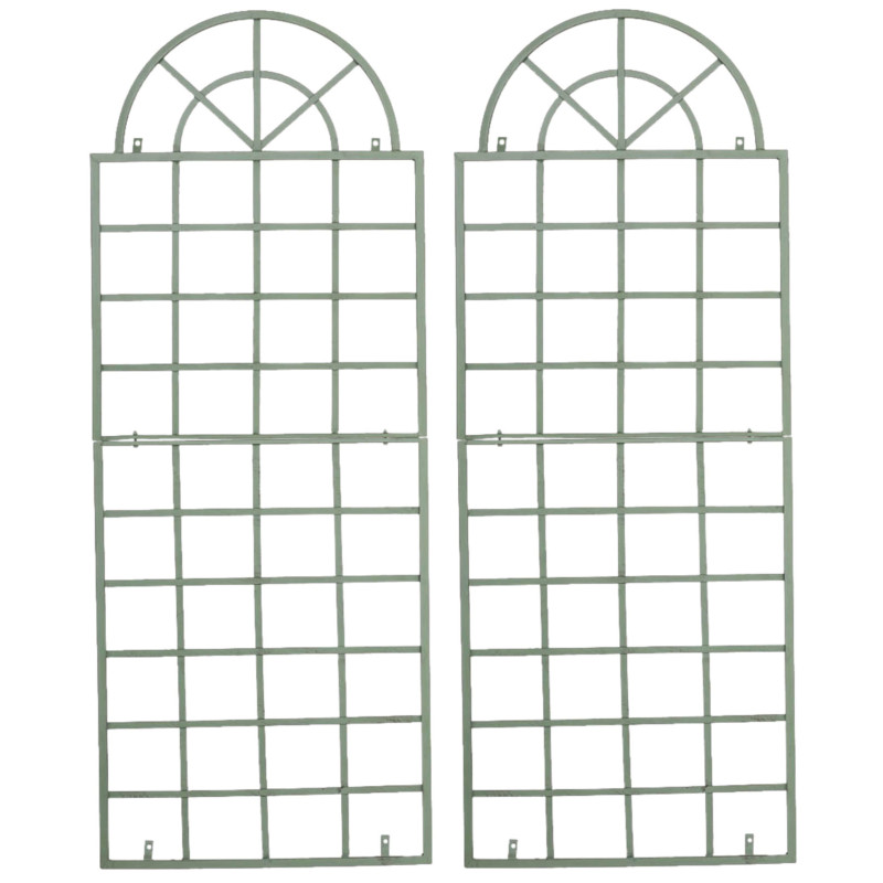 Ensemble de 2 treillis Viva vert antique