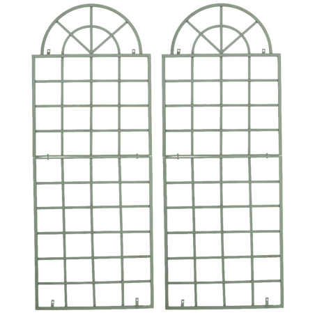 Ensemble de 2 treillis Viva vert antique