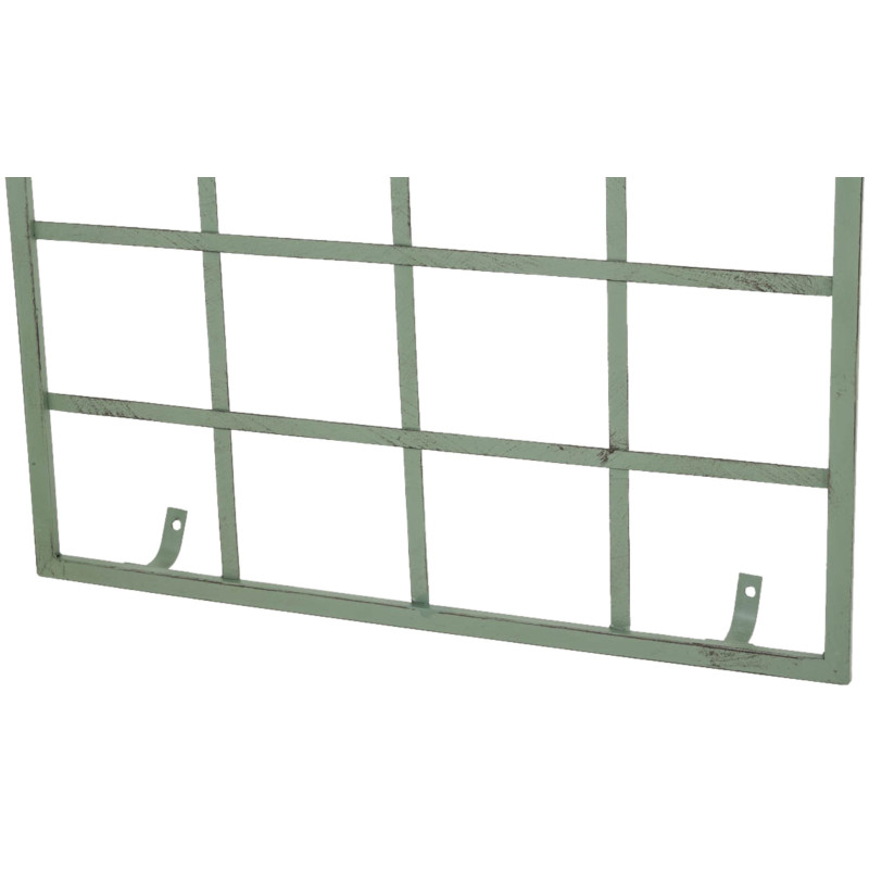 Set de 2 vallas metálicas viva para plantas trepadoras Verde antiguo