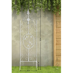 Ensemble de 2 treillis Burgus blanc antique