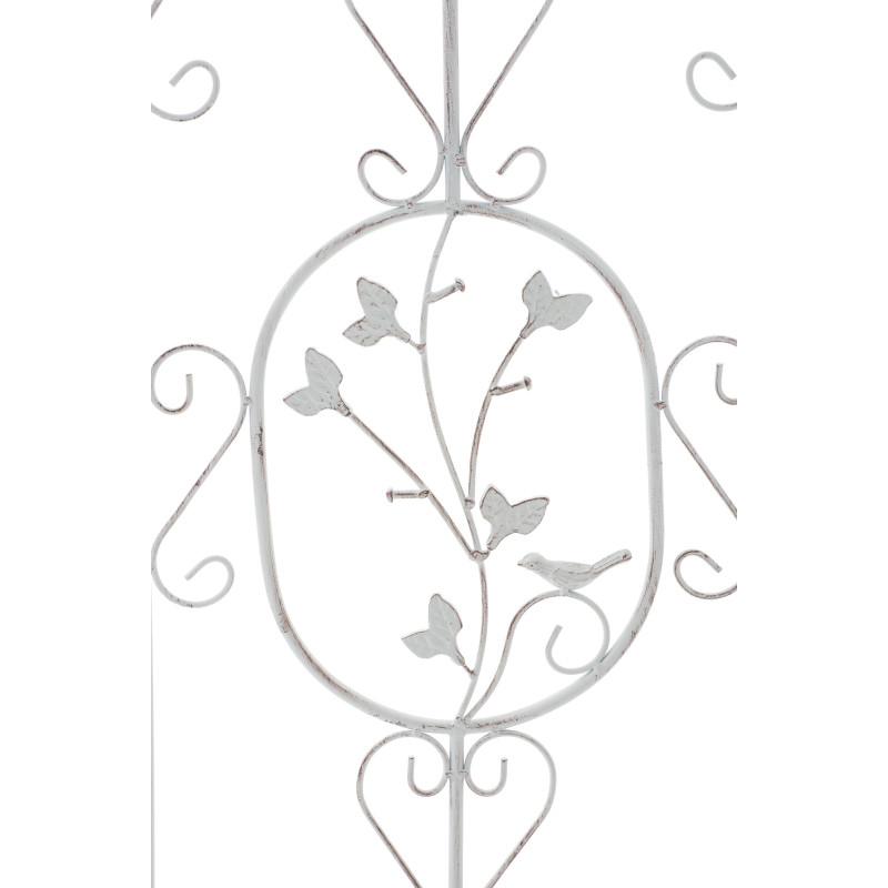 Set de 2 soportes para enredaderas Burgus Blanco antiguo