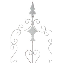 Set de 2 soportes para enredaderas Burgus Blanco antiguo