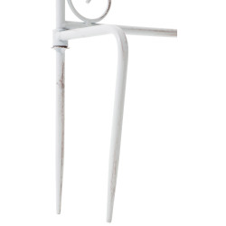 Set de 2 soportes para enredaderas Burgus Blanco antiguo