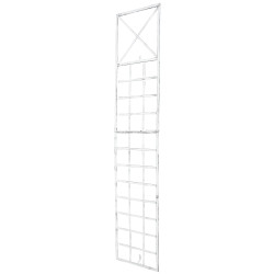 Ensemble de 2 treillis Trigo blanc antique